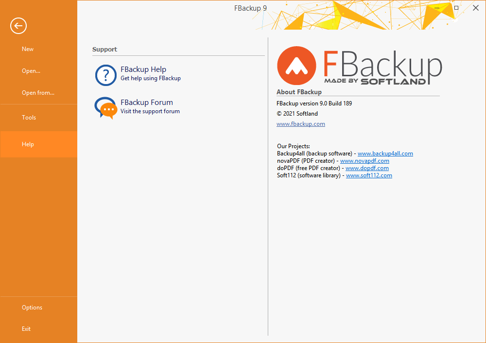 fbackup keep old backups
